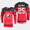 canada kevin korchinski 2023 iihf world junior championship jersey red