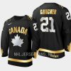 canada nathan gaucher 20x iihf world junior gold jersey black