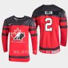 canada nolan allan 2023 iihf world junior championship jersey red