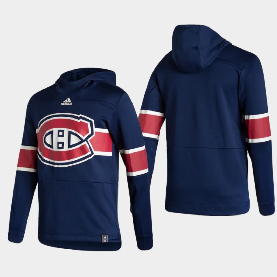 canadiens navy 2021 reverse retro authentic pullover special edition hoodie