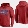 canadiens red hometown collection defend hoodie