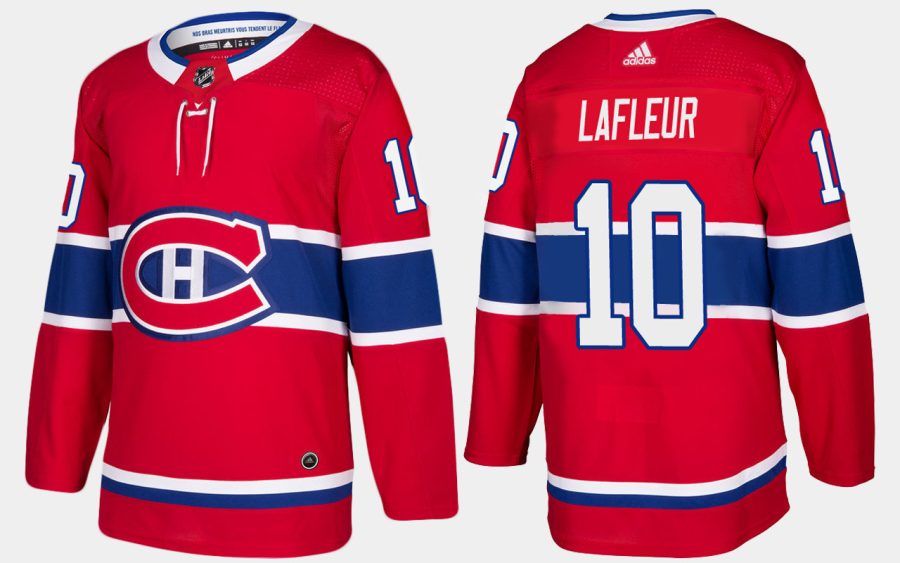 canadiens retired guy lafleur home red jersey