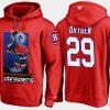 canadiens retiredken dryden cartoon team color red hoodie