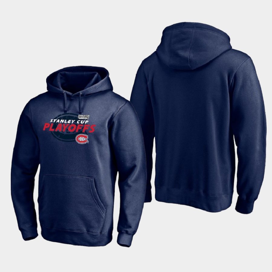 canadiens royal 2021 stanley cup playoffs turnover hoodie