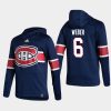 canadiens shea weber navy 2021 reverse retro authentic pullover hoodie