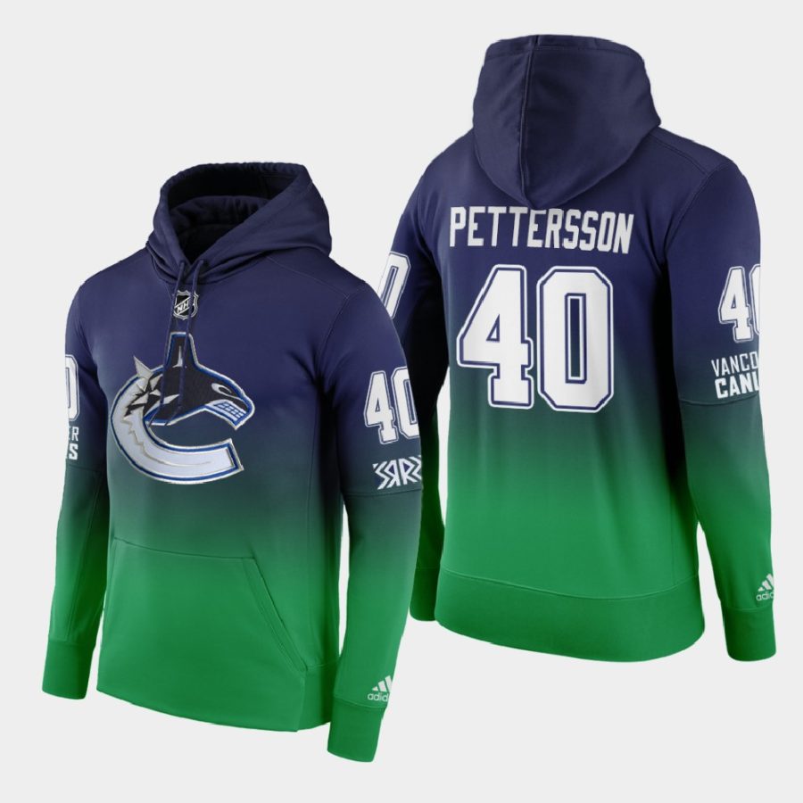 canucks elias pettersson green 2021 reverse retro pullover hoodie