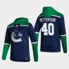 canucks elias pettersson navy 2021 reverse retro authentic pullover hoodie