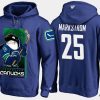 canucks jacob markstrom cartoon team color blue hoodie