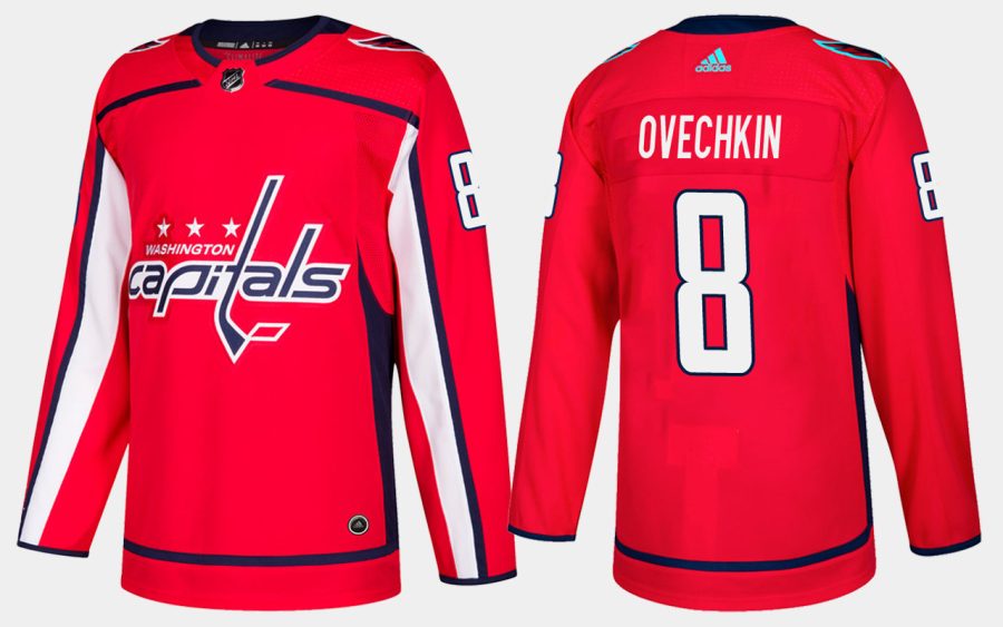 capitals alex ovechkin home red jersey