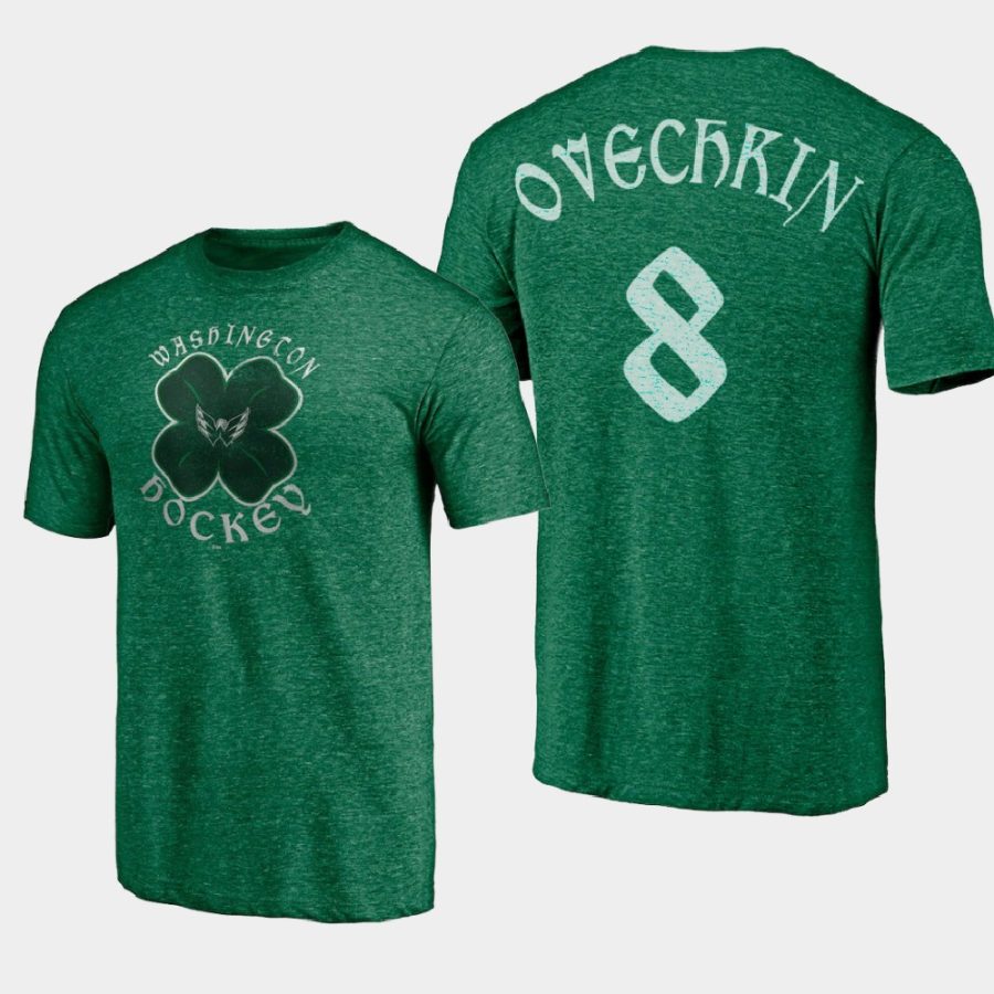 capitals alexander ovechkin kelly green st. patricks day celtic t shirt