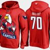 capitals braden holtby cartoon team color red hoodie