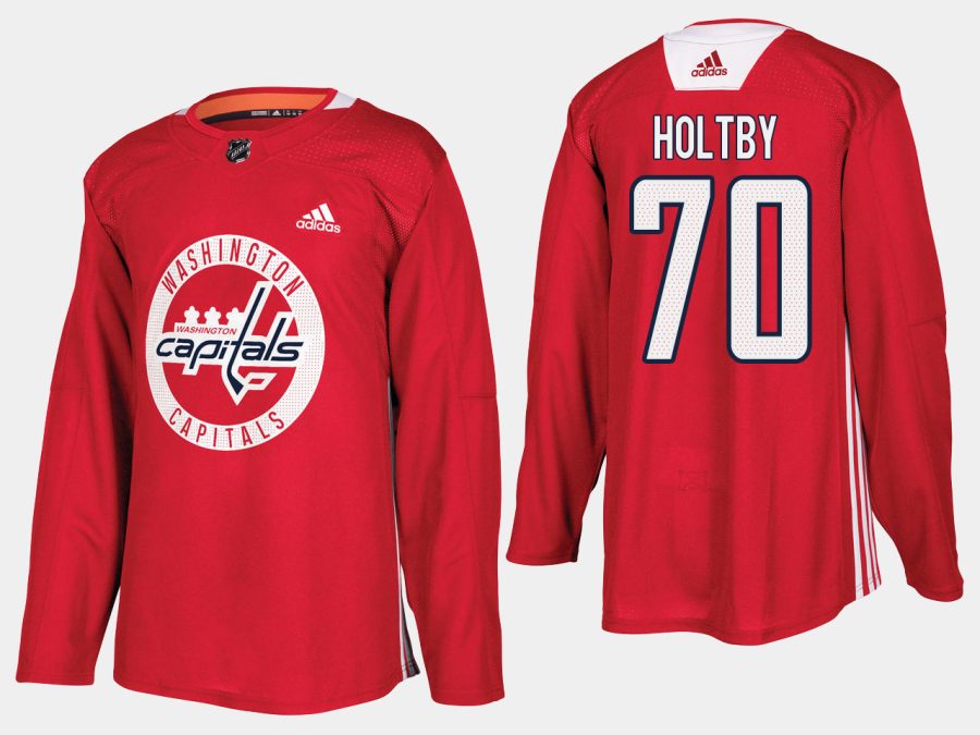 capitals braden holtby home adidas practice player jersey