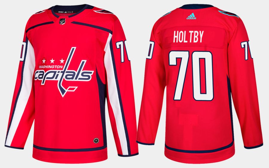 capitals braden holtby home red jersey