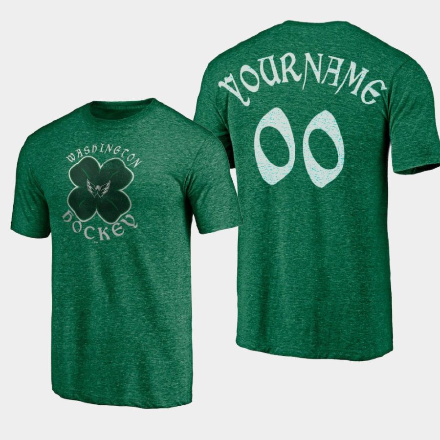 capitals custom kelly green st. patricks day celtic t shirt