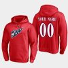 capitals custom red special edition hoodie