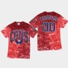 capitals custom red vintage tubular retro tie dye t shirt