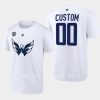 capitals custom white 2023 stadium series name number t shirt