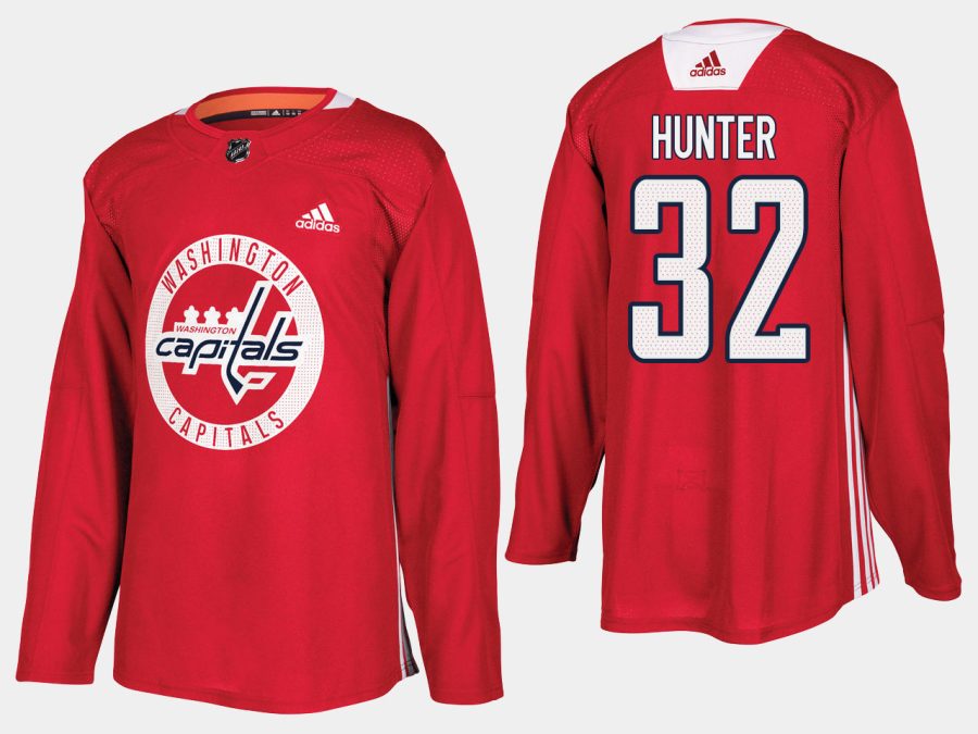 capitals dale hunter home adidas practice player jersey