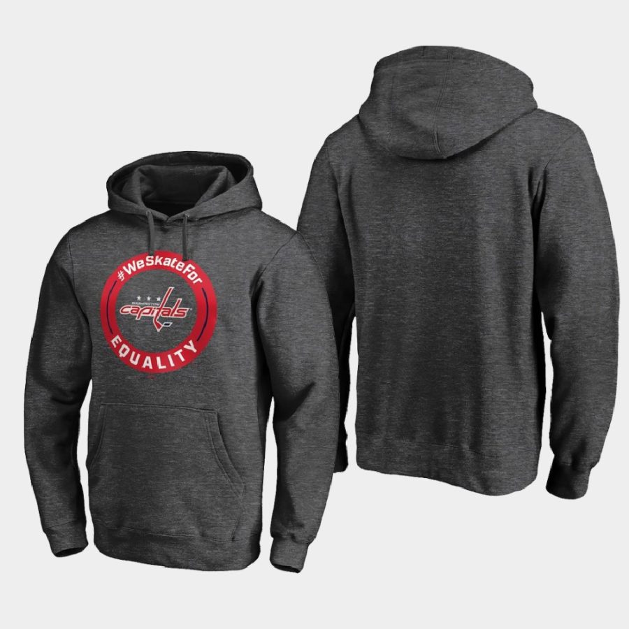 capitals heather gray 2020 we skate for equality black lives matter hoodie