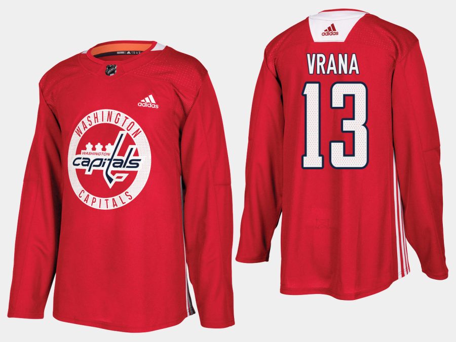 capitals jakub vrana home adidas practice player jersey