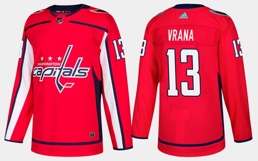 capitals jakub vrana home red jersey