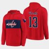 capitals jakub vrana red classics faux cashmere pullover hoodie