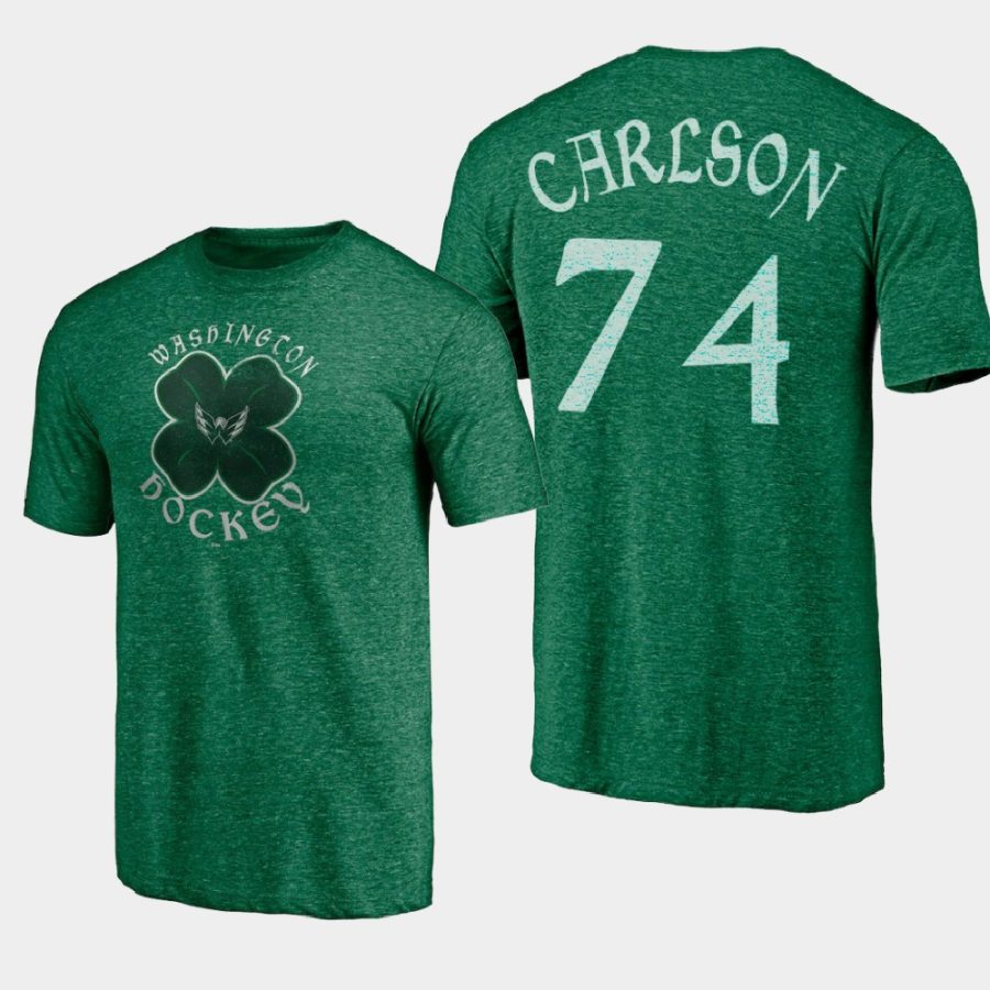 capitals john carlson kelly green st. patricks day celtic t shirt