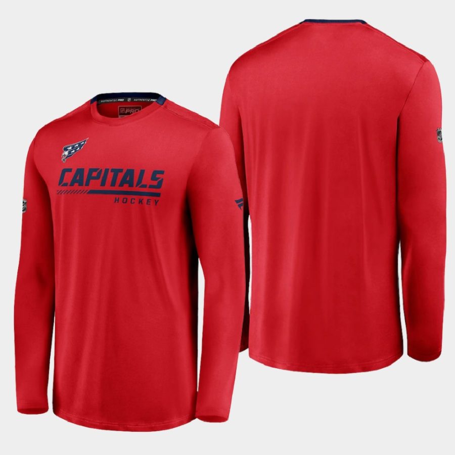 capitals red special edition locker room long sleeve t shirt