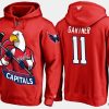 capitals retiredmike gartner cartoon team color red hoodie