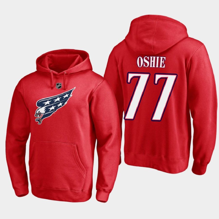 capitals t.j. oshie red special edition hoodie