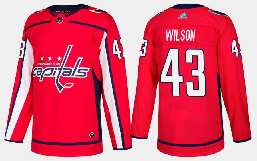 capitals tom wilson home red jersey