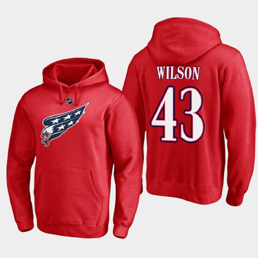 capitals tom wilson red special edition hoodie