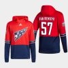 capitals trevor van riemsdyk red 2021 reverse retro authentic pullover hoodie