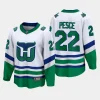 carolina hurricanes brett pesce whalers premier breakaway jersey white