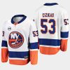 casey cizikas islanders white 2019 away cbw breakaway jersey