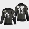 charlie coyle bruins camo 2021 military appreciation night jersey