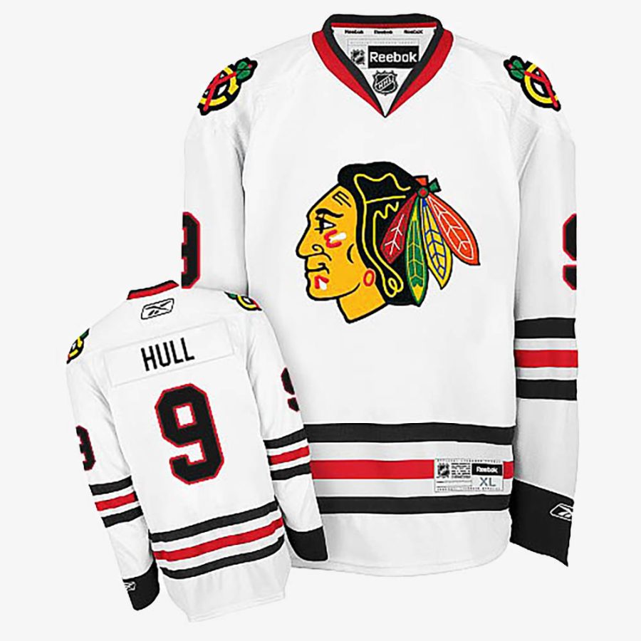 chicago blackhawks bobby hull white jersey