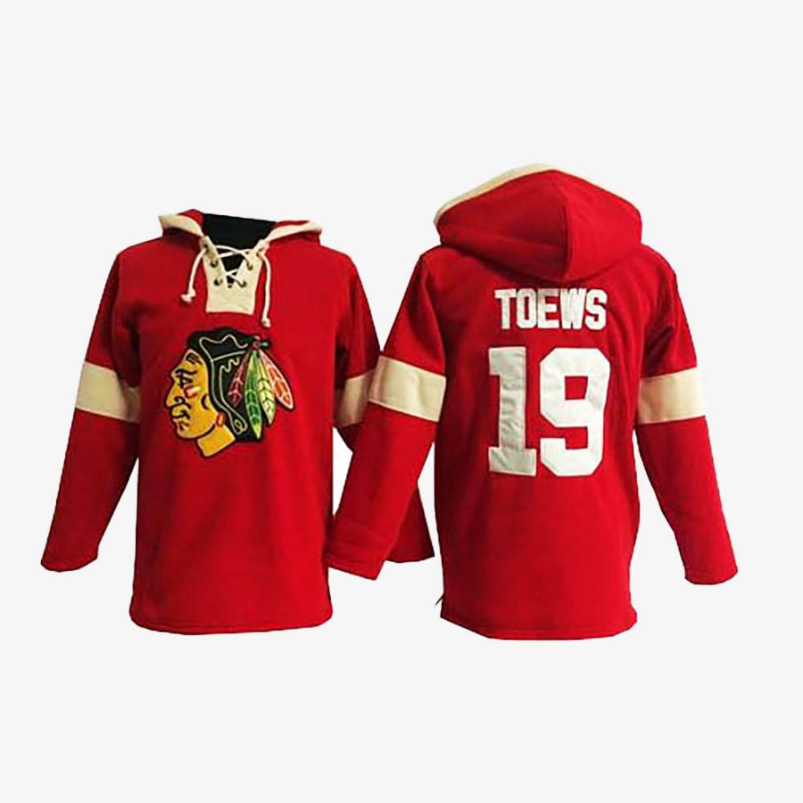 chicago blackhawks jonathan toews red hoodie jersey