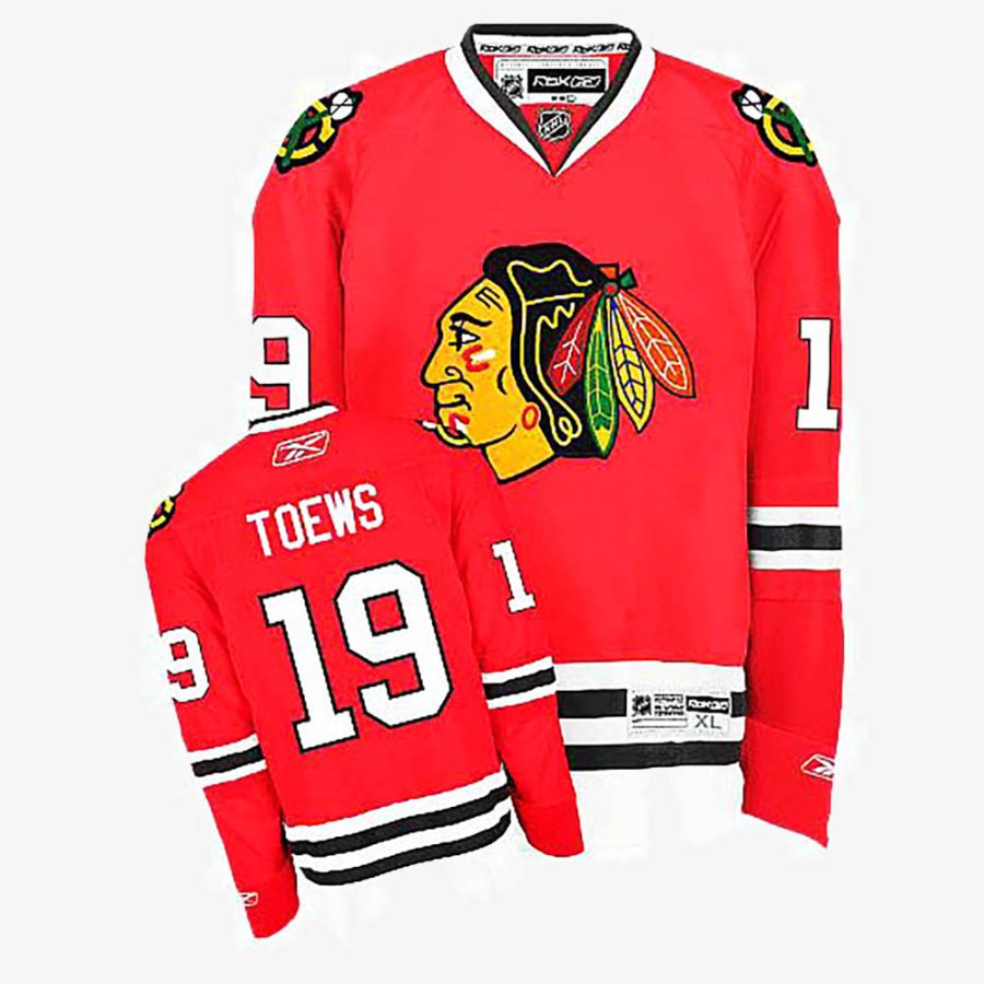 chicago blackhawks jonathan toews red youth jersey