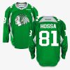 chicago blackhawks marian hossa green practice jersey