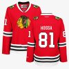 chicago blackhawks marian hossa red women jersey