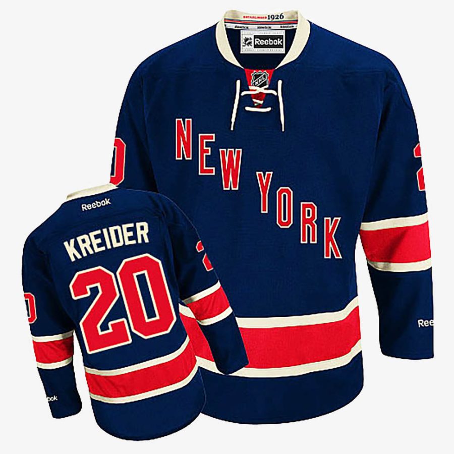 chris kreider navy blue jersey