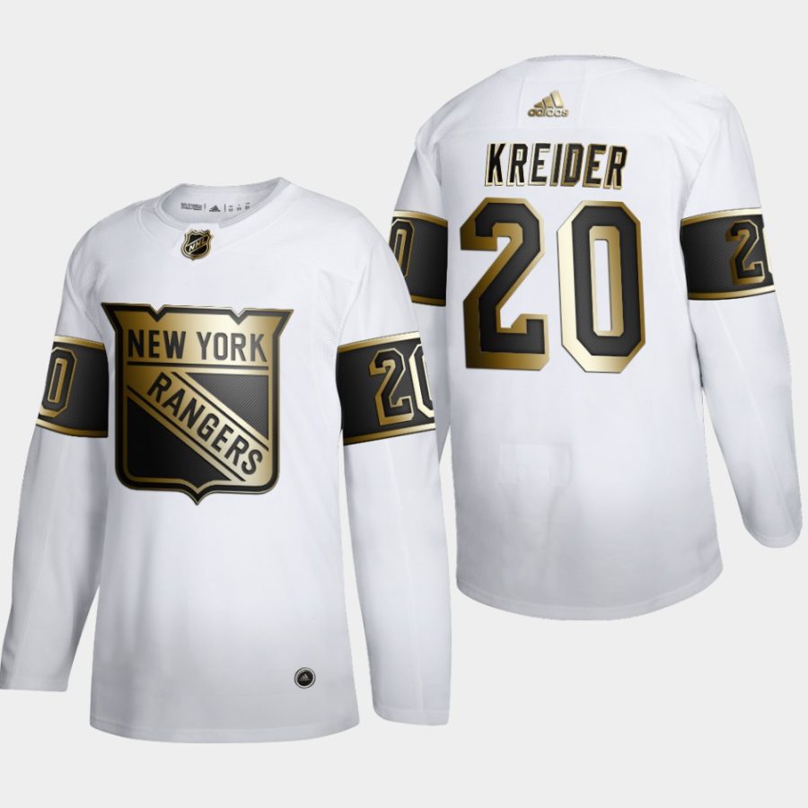 chris kreider rangers white nhl golden edition authentic jersey