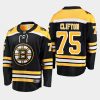 connor clifton bruins black 2019 home breakaway jersey