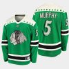 connor murphy blackhawks green 2021 st. patricks day jersey