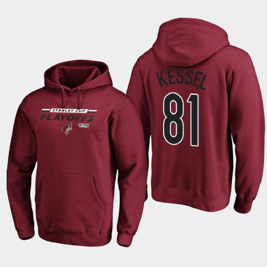 coyotes phil kessel garnet 2020 stanley cup playoffs top cheddar pullover hoodie