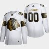 custom blackhawks white nhl golden edition authentic jersey