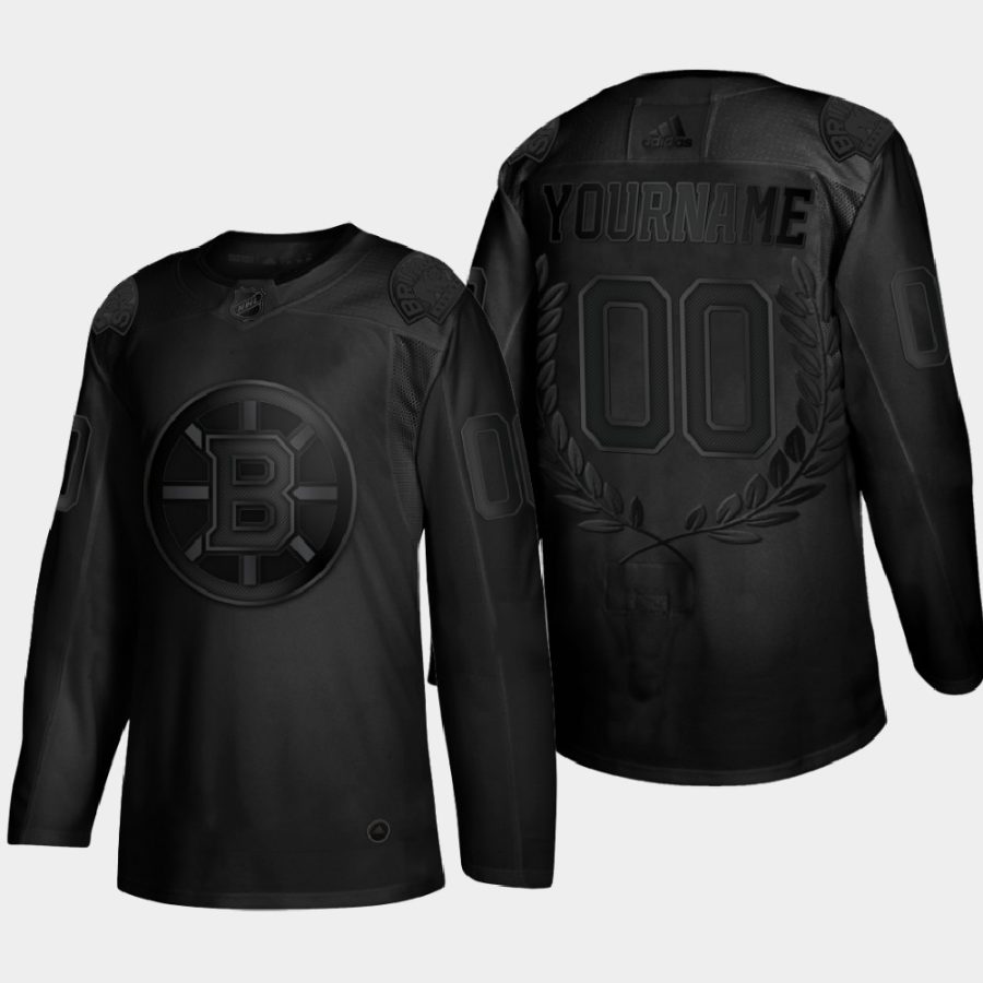 custom bruins black award glory jersey