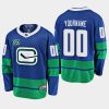 custom canucks blue 50th anniversary alternate jersey