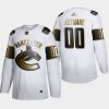 custom canucks white nhl golden edition authentic jersey